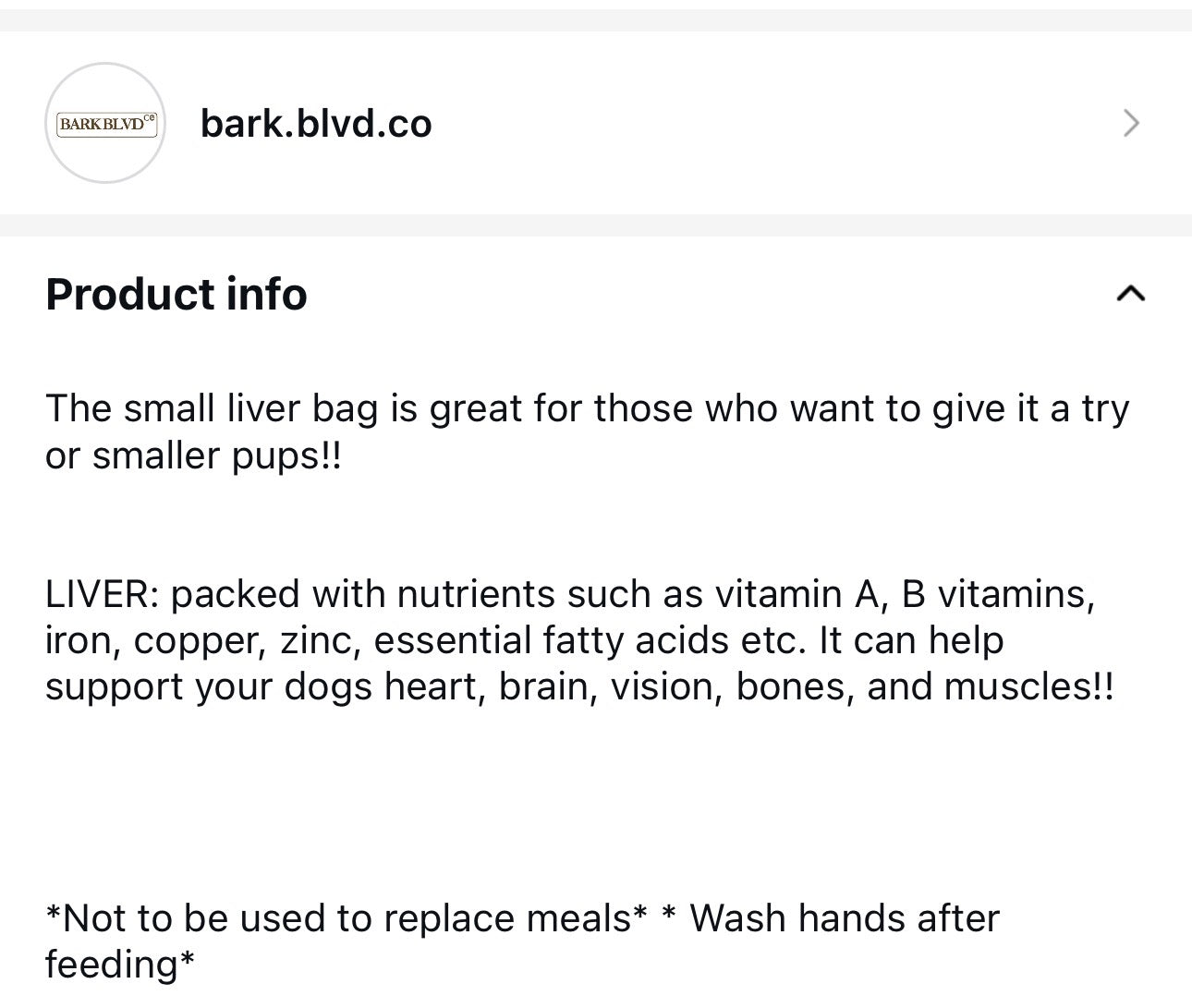 Bark Blvd Dehydrated Pet Treats