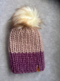 Wool Blend Chunky Knit Beanie