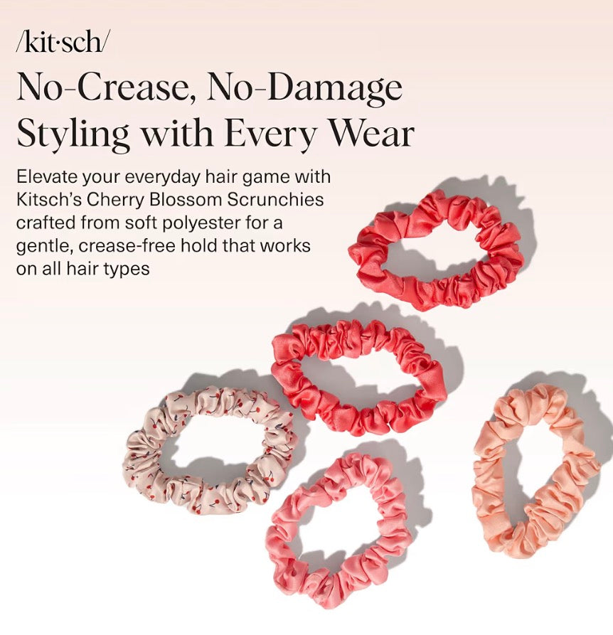 Kitsch Ultra-Petite Satin Scrunchies