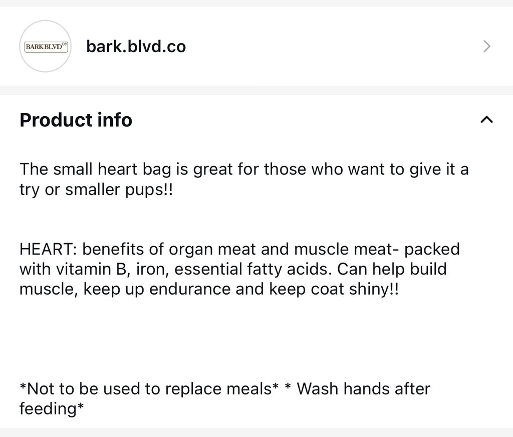 Bark Blvd Dehydrated Pet Treats