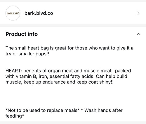 Bark Blvd Dehydrated Pet Treats
