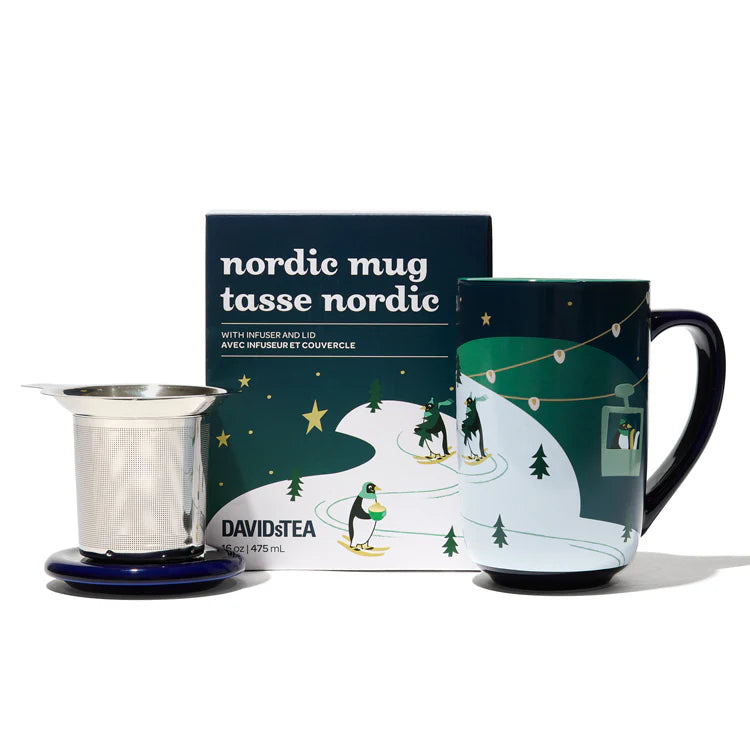 David’s Tea Nordic Mug w/ Infuser Lid